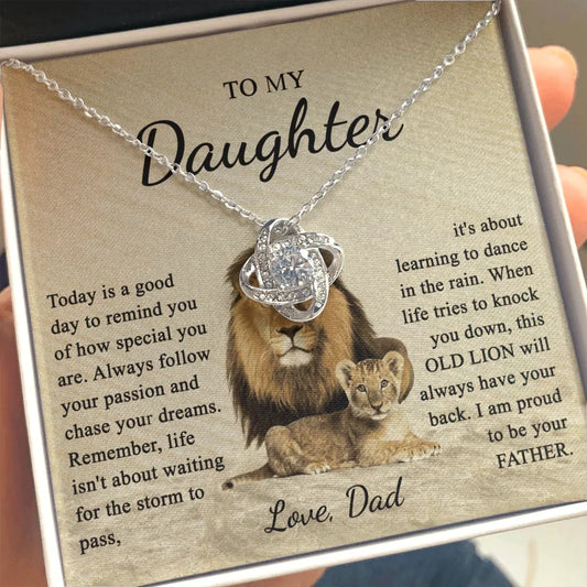 Necklace "To My Daughter" from Dad